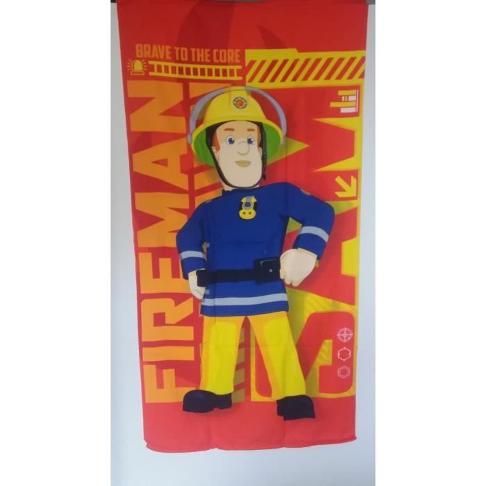 Serviette De Bain Fireman Sam Be Awesome, Serviette De Plage 70x140cm 96156498