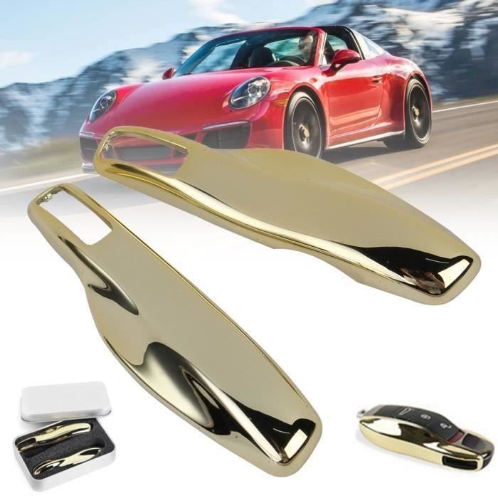 Stile Carbonio Cover Per Chiave Porsche Cayman/Macan | 3 Pezzi In | Protezione Da Graffi Cayman Macan Cayenne - Foto 2