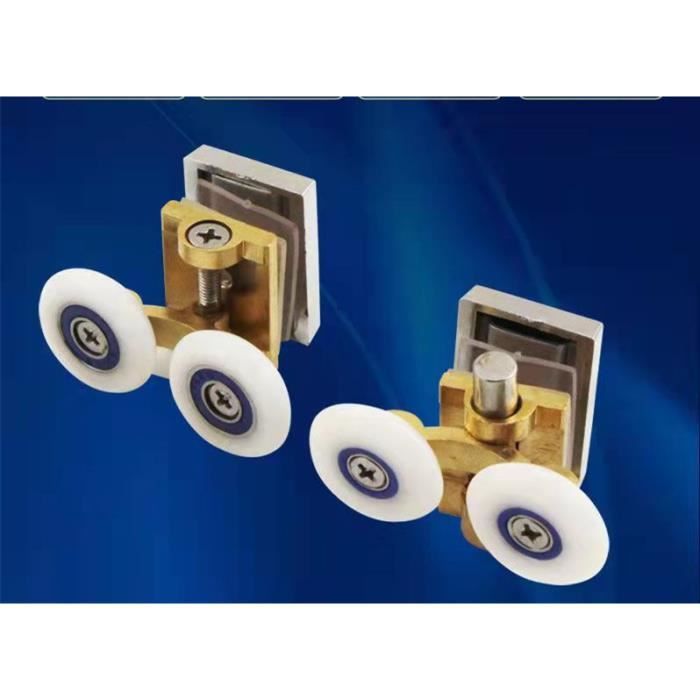 Roulettes Pour Porte De Douche - Lot De 8, 23mm, Verre 4-6mm