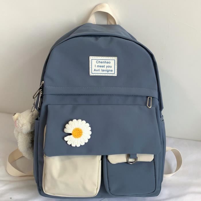 Sac à dos mignon pour étudiantes, à fleurs pour femmes, sacs d