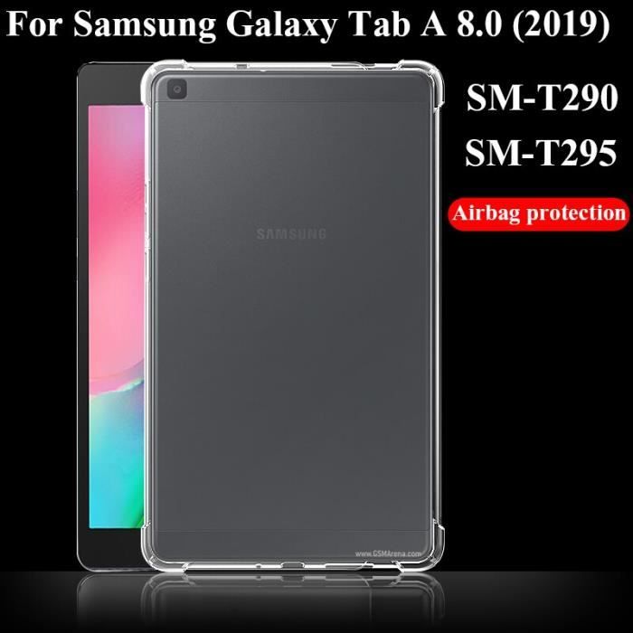 Étui pour tablette Samsung Galaxy Tab A 8.0 2019 Silicone coque souple