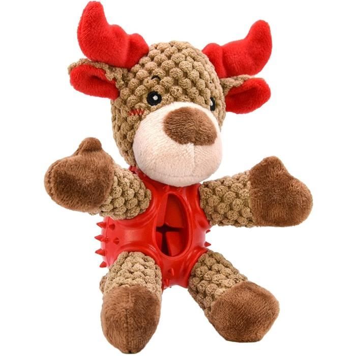 Jouet à mâcher en Peluche Indestructible Durable Chien en Peluche Jouets pour Jeu Interactif Grand Moyen Petits Chiens Jouets.