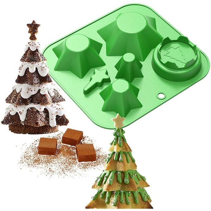 Moule à Gâteau de Noël,Arbre de Noël Gâteau Moule de Cuisson au Chocolat  Arbre de Noël Ustensiles de Cuisson DIY Gâteau Bonbons - Cdiscount Maison