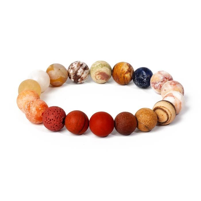 Bracelet Mixte En Bois Réglable élastique - Homme Et Femme - Modèle Unique Artisanal