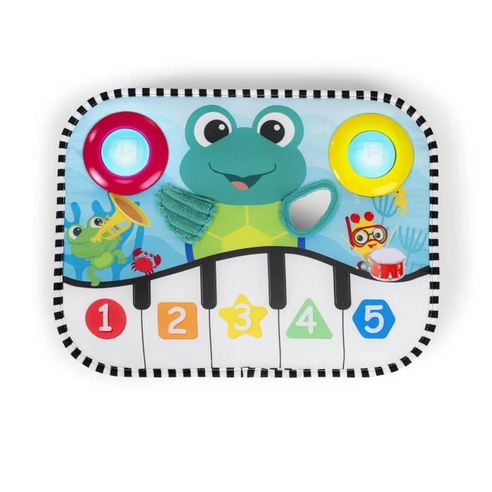 BABY EINSTEIN Jouet musical pour bébé, clavier Ocean Explorers Neptune la tortue, découverte chiffre