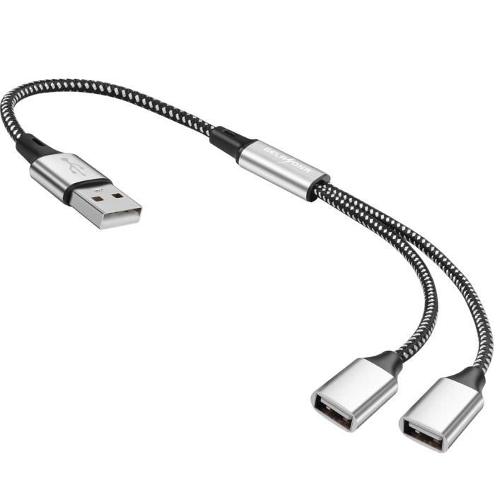 Câble Rallonge USB Mâle Vers Femelle 70 Cm - USB 2.0 - Neuf Avec Garantie 1 An