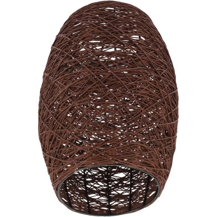 Abat-Jour Luminaire En Rotin Plafonnier En Rotin Lanterne À Suspension