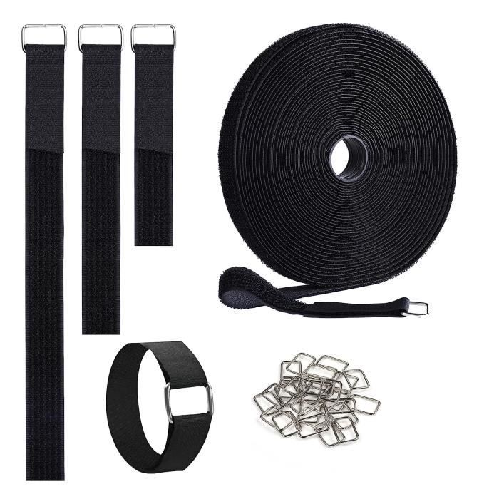100 attache cable adhesif (25mm*25mm), 200 attaches noires (100mm×100,  150mm×100) C - Cdiscount Bricolage