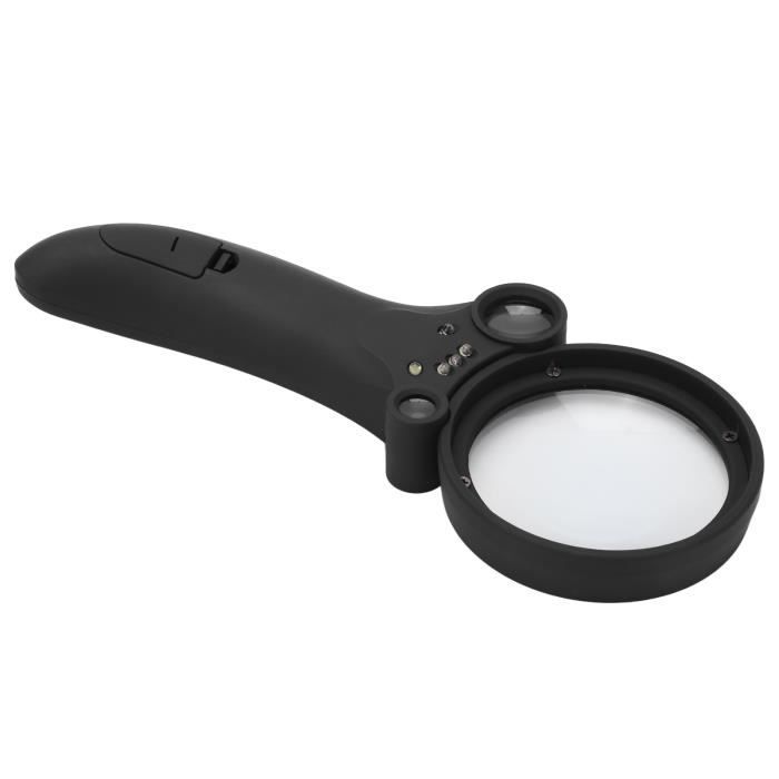 Duokon Loupe haute définition Loupe à main haute définition ronde loupe