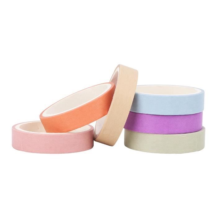 24 Rouleaux De Masking Tape Coloré - Ruban Washi Déco Pour Agendas, Craft Et Personnalisation - 15mm X 2m - 11