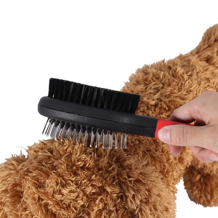 Comparer les prix de FYDUN Peigne pour animaux de compagnie Brosse pour Chien et Chat Peigne de Toilettage Double Face pour Animaux de animalerie gant
