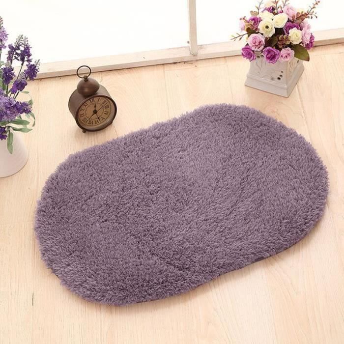 Tapis De Bain Bambou Relaxdays - Antidérapant - 60x40 Cm - Naturel Et Blanc - Pour Salle De Bain Ou Sauna