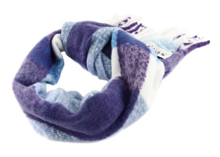 GUESS Écharpe bleu bleu clair pour femme Scarf 50X180 Light Blue