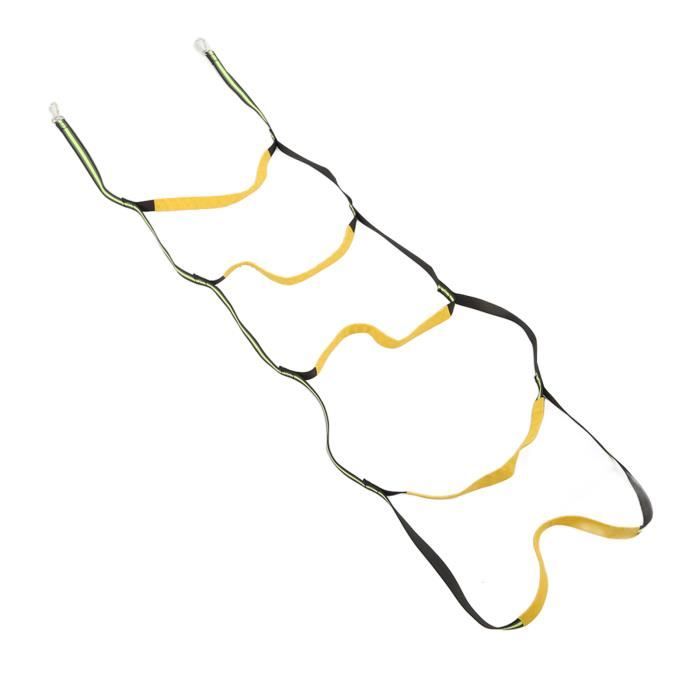 SWTHM Lot de 2 échelles de corde pour bateau, échelle d'escalade marine à 3/5 marches antidérapantes et amovibles pour voile, kayak, canoë, bateau à moteur