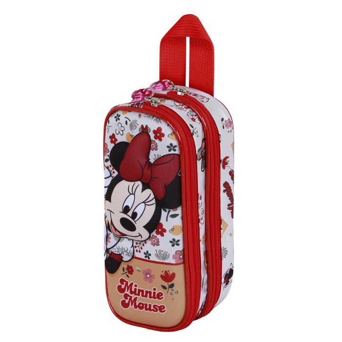 safta Mickey Mouse 3D - Trousse Double 3D, Trousse pour Enfant, idéale pour Les Enfants d'âge Scolaire, Confortable et Polyvalente, qualité et résistance, 21 x 6 x 8 cm, Bleu, M, Décontracté