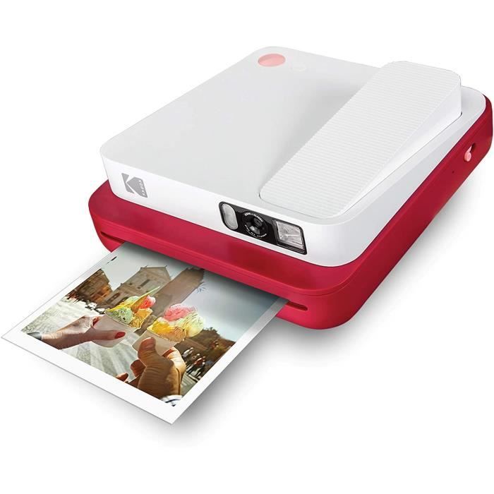 KODAK Smile Classic, Appareil Photo numérique avec Bluetooth (Rouge) Images de 16 MP, 35 Impressions par Charge