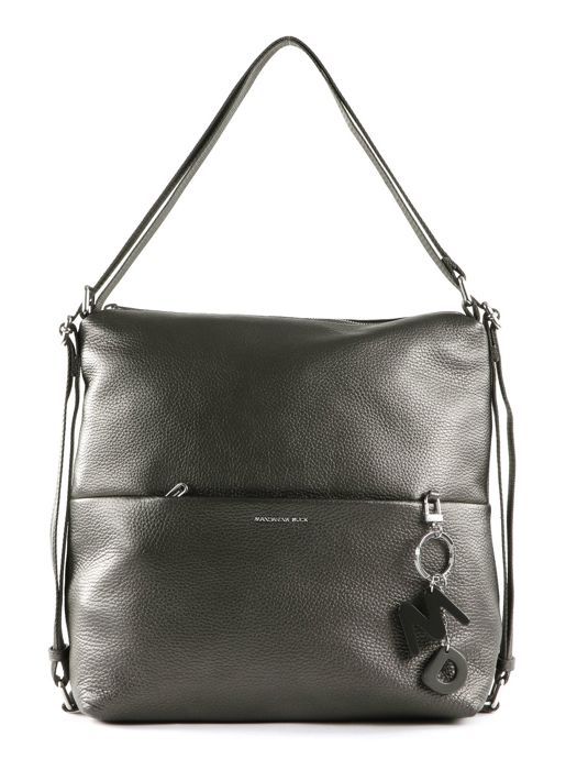 Sac Bandoulière Mandarina Duck Mellow Urban - Cuir Veau Bleu Avio, Neuf Avec étiquettes