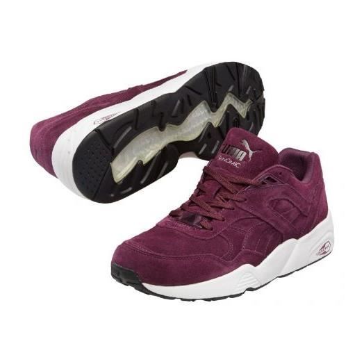 puma suede prune femme