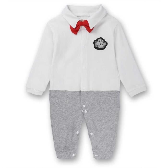 Pyjama Bebe Garcon Fille Unisexe Grenouillere Bande Combinaison Barboteuse Nouveau 33 Gris Achat Vente Costume Tailleur Cdiscount