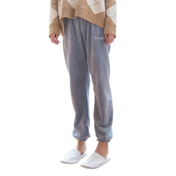 Nieery Bas De Pyjama Femme Pantalon Pyjama Femme Coton Doux Avec Cordon De Serrage Et Poches,Pantalon De Pyjama à Carreaux Décontracté Pour Femmes