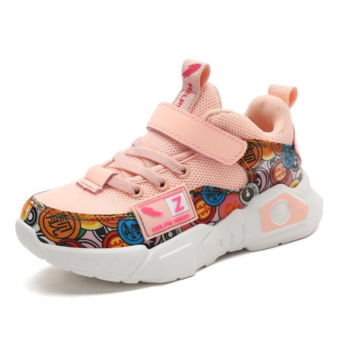 Tout-petit bébé enfants bébé filles maille respirant à lacets chaussures  souples baskets Rose Rose - Cdiscount Chaussures