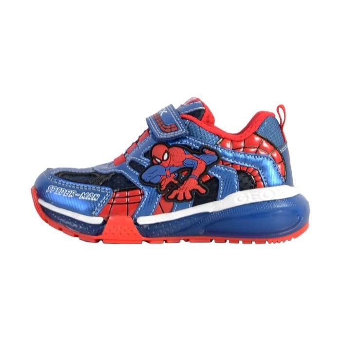 Basket Cuir Geox J Bayonyc - Marine/Royale Basket Cuir Geox J Bayonyc - Marine/Royale
