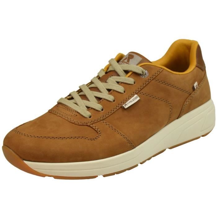 Style Décontracté Chaussures Rieker Homme à Lacets - Cuir Bleu