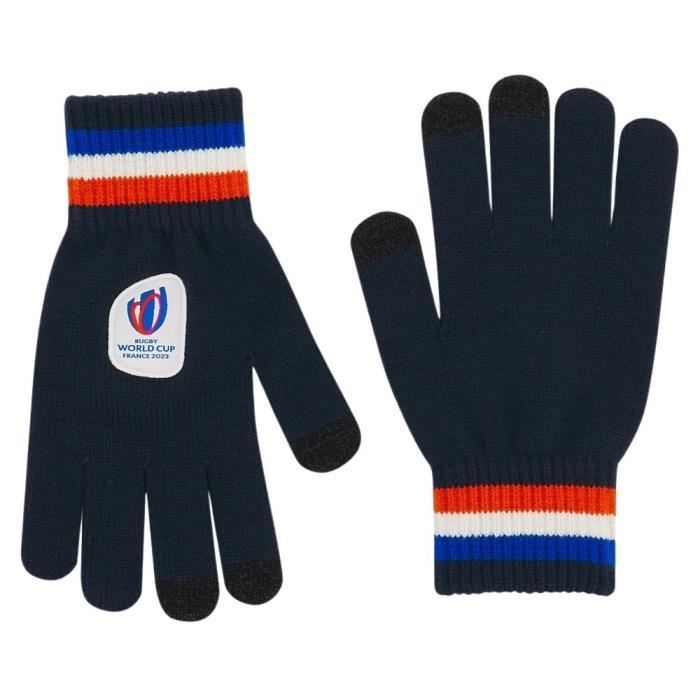 Gants de rugby Macron RWC France 2023 - marine - taille M - Homme Gants de rugby Macron RWC France 2023 - marine - taille M - Homme