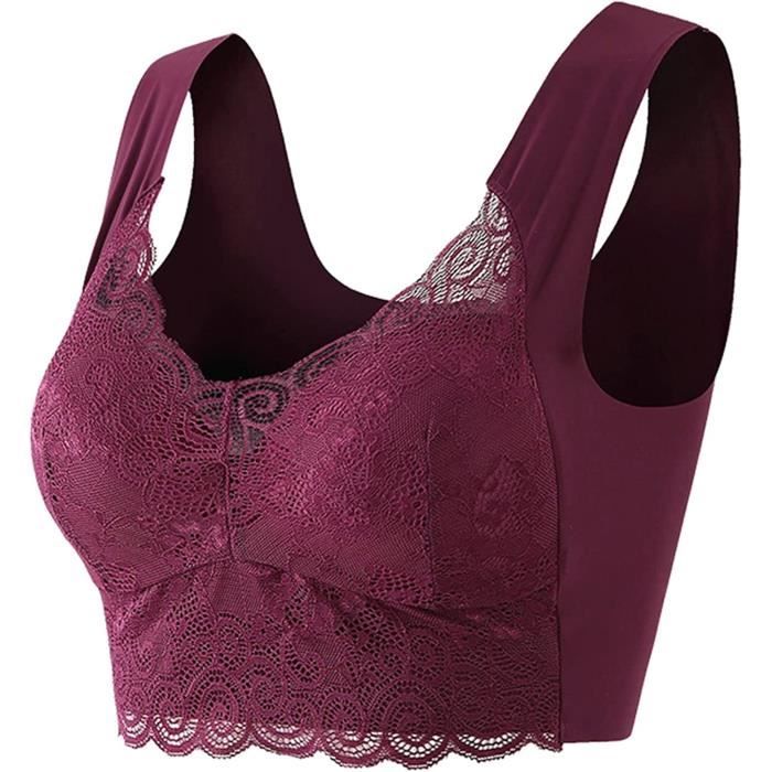Soutien-Gorge Post-Opératoire Femme - Fermeture Devant, Sans Armatures, Sport Yoga - Confort Et Maintien