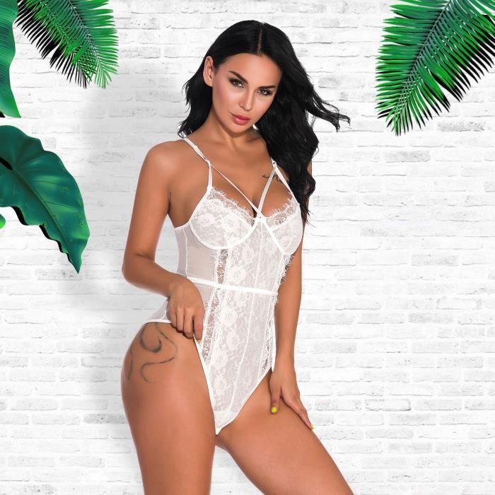 Combinaison Lingerie Renflement Pochette - Pyjama Transparent Sissy - Homme - Neuf Avec étiquettes