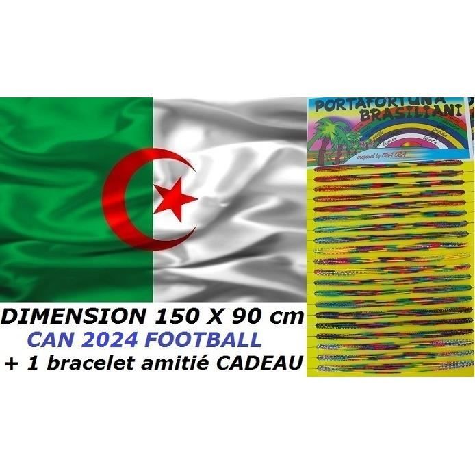 CAN 2022 * DRAPEAU 150 X 90 cm ALGERIE ALGERIEN No maillot écharpe fanion  casquette  - Cdiscount