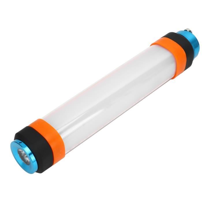 Lampe Camping Magnétique LED 2000mAh Rechargeable USB – 96 LED + Rouge/Bleu Avertisseur, Lampe Tente Portable Pour Pêche, Garage, Urgence