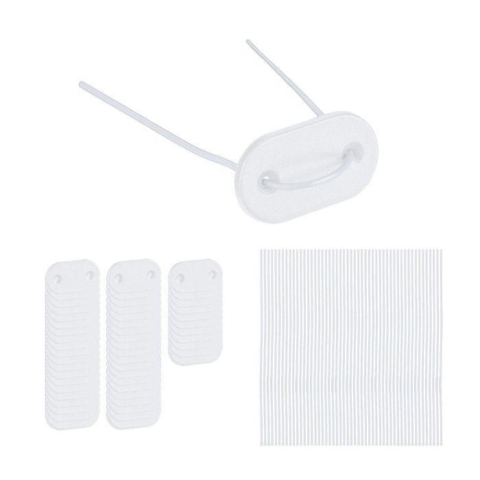 Kit De 50 Attaches Pour Brise-vue - Fixations Résistantes Aux Intempéries - Pour Clôture, Balcon, Jardin - Installation Facile