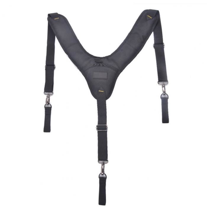 Noir - Deepeel Bretelles Larges pour Homme Adulte, Sangle artificiel