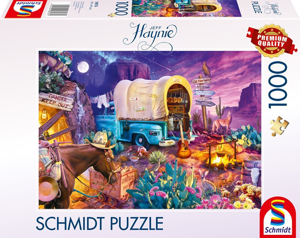 Puzzle 1000 pièces Camping Far West SCHM58576