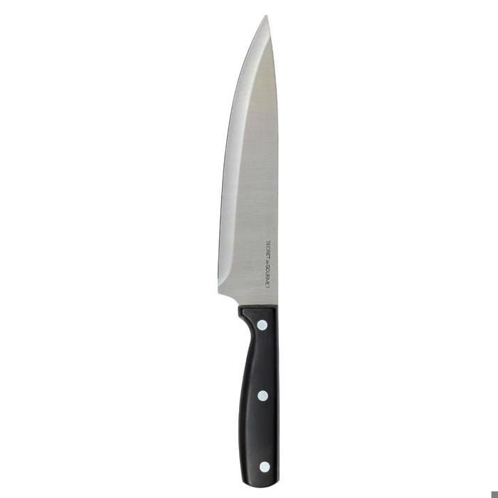 Secret de Gourmet - Couteau de chef absolu Noir