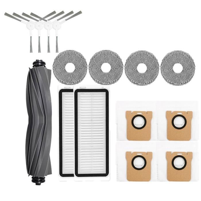 Accessoires Compatibles Ultenic T10 Pro - Brosse Principale, Filtre, Sac à Poussière, Pièces De Rechange - 3