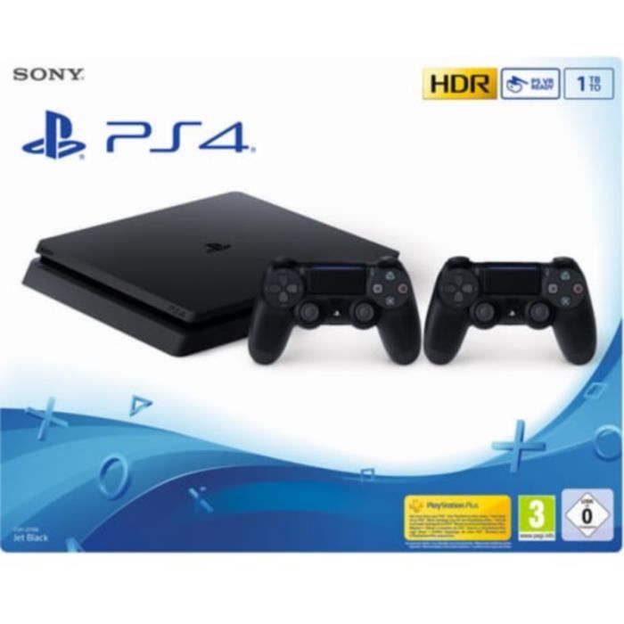 Console PS4 Sony PS4 1To + 2eme Manette - Playstation - Gaming - Noir - 1000 Go Reconditionné - Sony reconditionné disponible sur Cdiscount Seconde Vie
