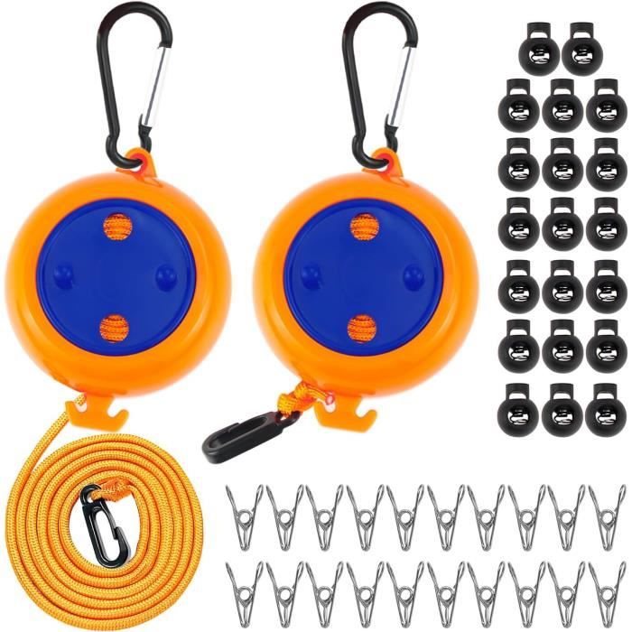 CORDE DE CAMPING légère et portable avec poulie pour aventures en plein air EUR 6,66 - FR