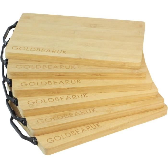 6 Assiettes En Ardoise Naturelle - Planches Service Sushi, Fromage, Desserts - Écriture à La Craie (30x10cm)