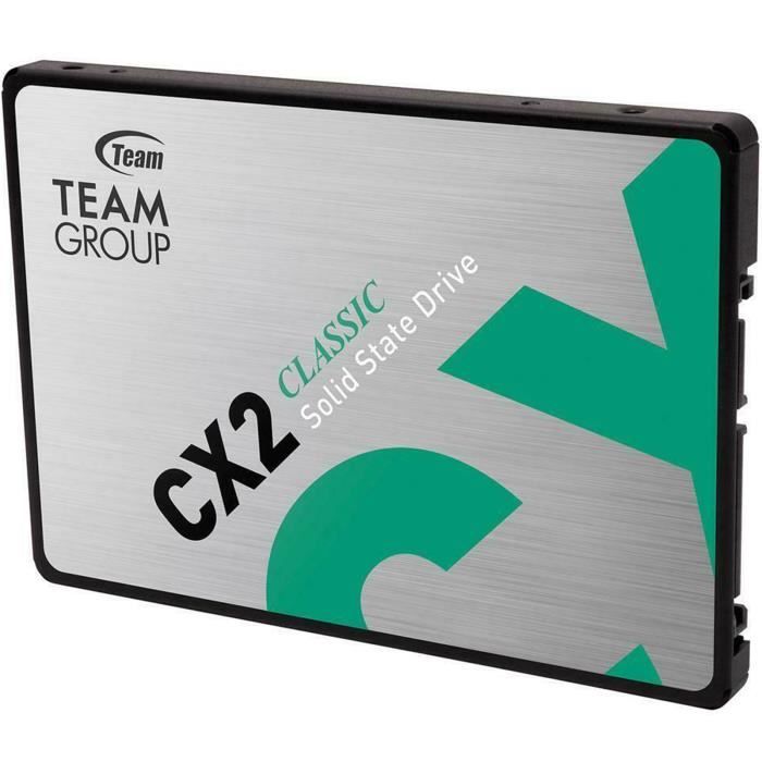 SSD 512GB CX2 SATA 3 2.5 – TEAM GROUP – Ultra rapide – 3D NAND