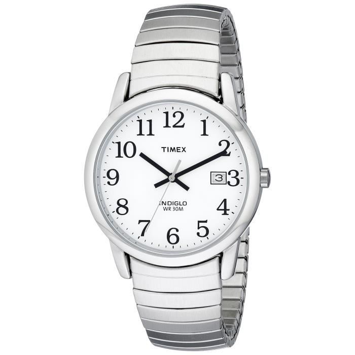Timex Easy Reader Date Expansion Band Watch NJD8C - Achat / Vente montre  Easy Reader Date Expansion - Cdiscount