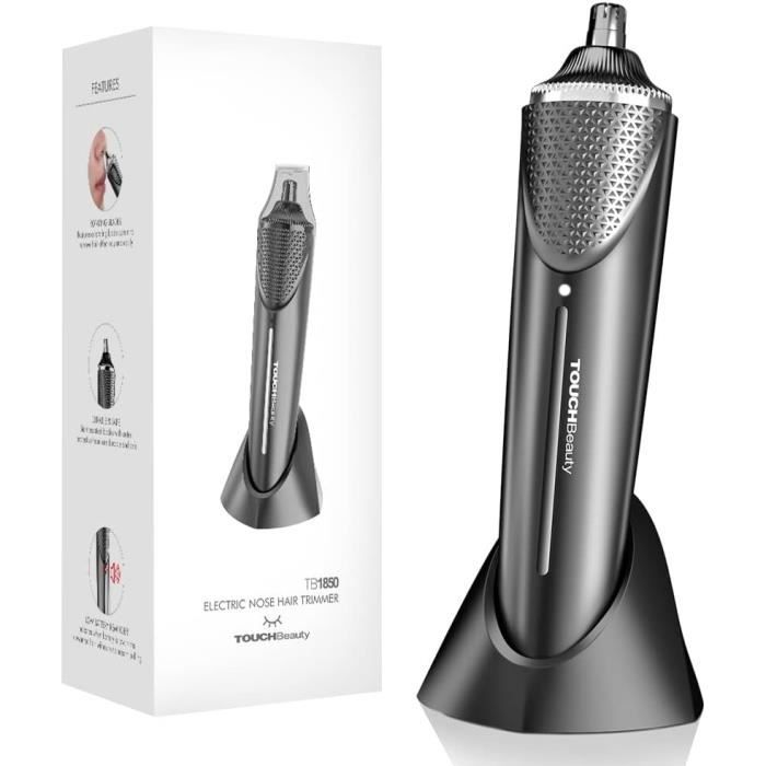 Tondeuse à poils de nez 2 en 1 USB for nez Sideburn Sourcils Barbe