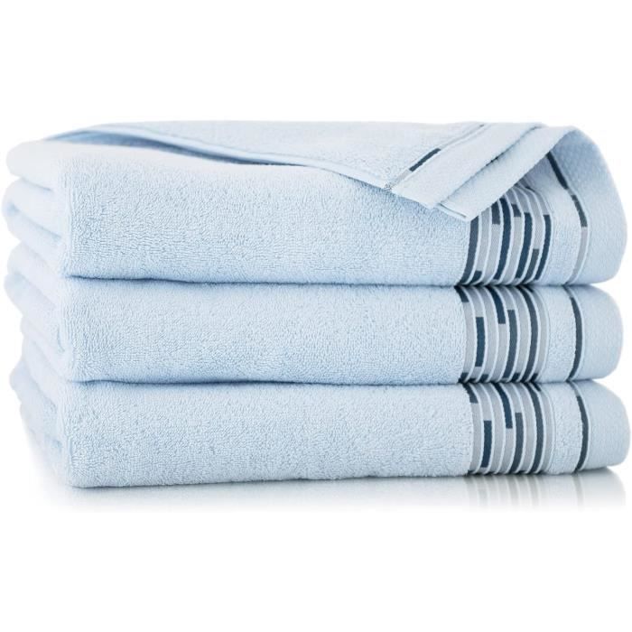 Cicilin Set 3 Serviettes Premium Coton Absorbant - 1 Drap De Bain + 2 Serviettes Rouge Brique