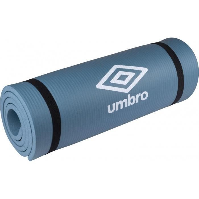 Tapis de yoga et fitness UMBRO - Grey - 190x58x1.5cm - Antidérapant et coussiné