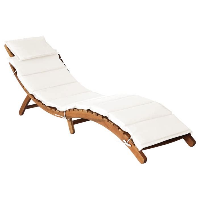 Vidaxl chaise longue pliable résine tressée