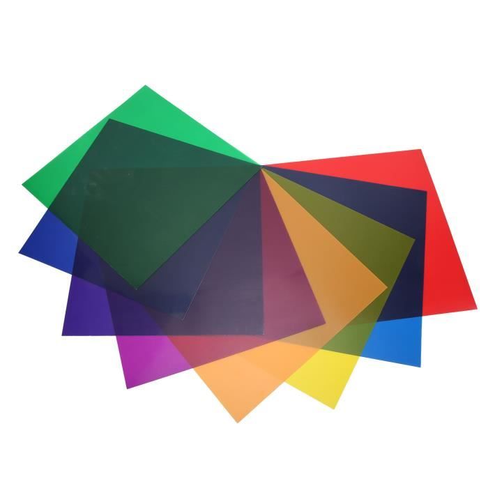 Kit De 20 Filtres Couleur PAR56 22,5 X 22,5 Cm - Varytec, Pour Projecteurs éclairage Scène