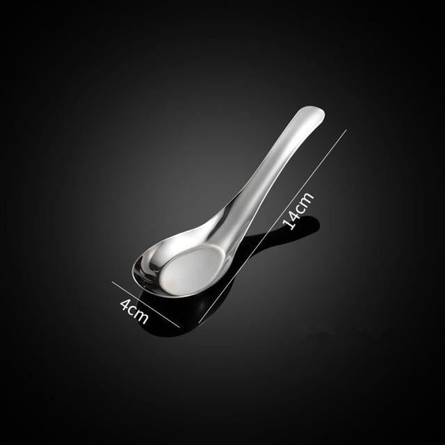 20Cm Grandes Cuillères À Soupe Ovale En Acier Inoxydable Grandes Lot De