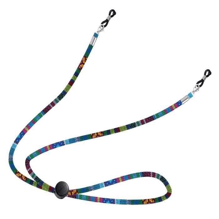 Lot De 4 Lanières De Lunettes Pour Enfants – Cordons Colorés Strass, Anti-Perte, Style Bling