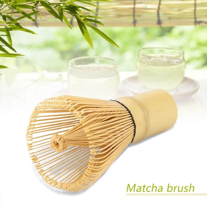Ensemble 3 Pièces Pour Thé Matcha – Fouet Chasen + Cuillère Bambou + Cuillère Doseuse – Préparation Authentique Et Parfaite